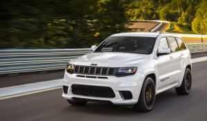 Jeep Grand Cherokee driving near Midland, TX