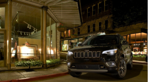 2020 Jeep Cherokee grabbing a bite to eat in Pittsburgh, PA.