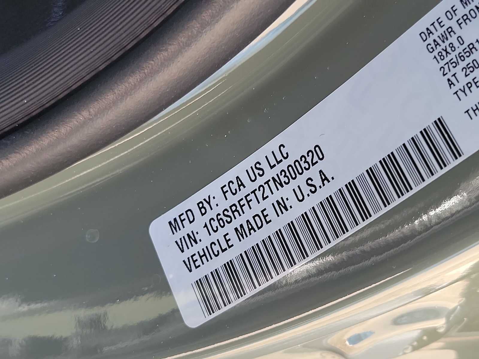 2026 RAM Ram 1500 RAM 1500 BIG HORN CREW CAB 4X4 5'7' BOX