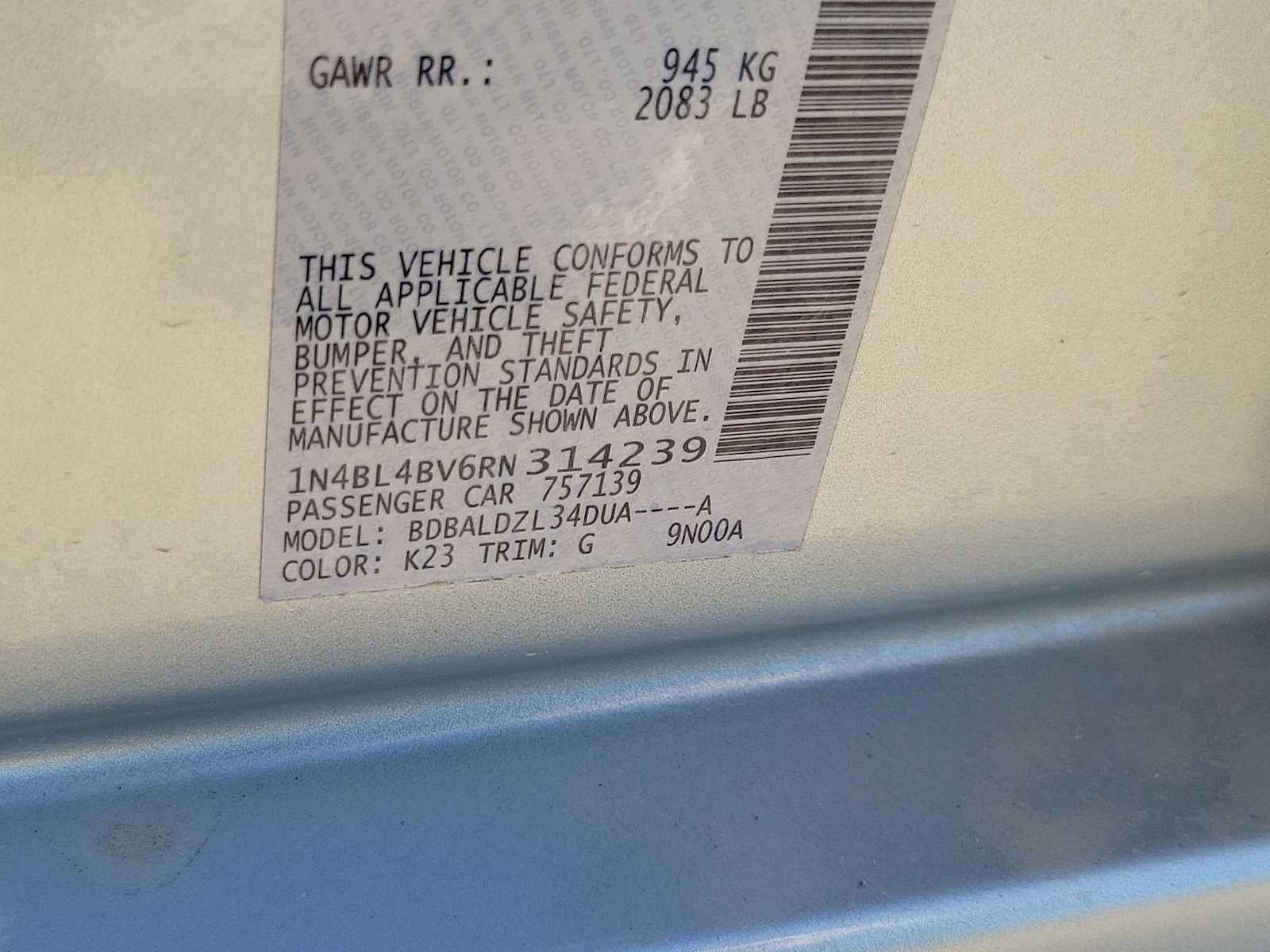 2024 Nissan Altima S FWD