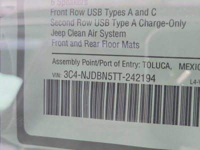 2026 Jeep Compass COMPASS LATITUDE ALTITUDE 4X4