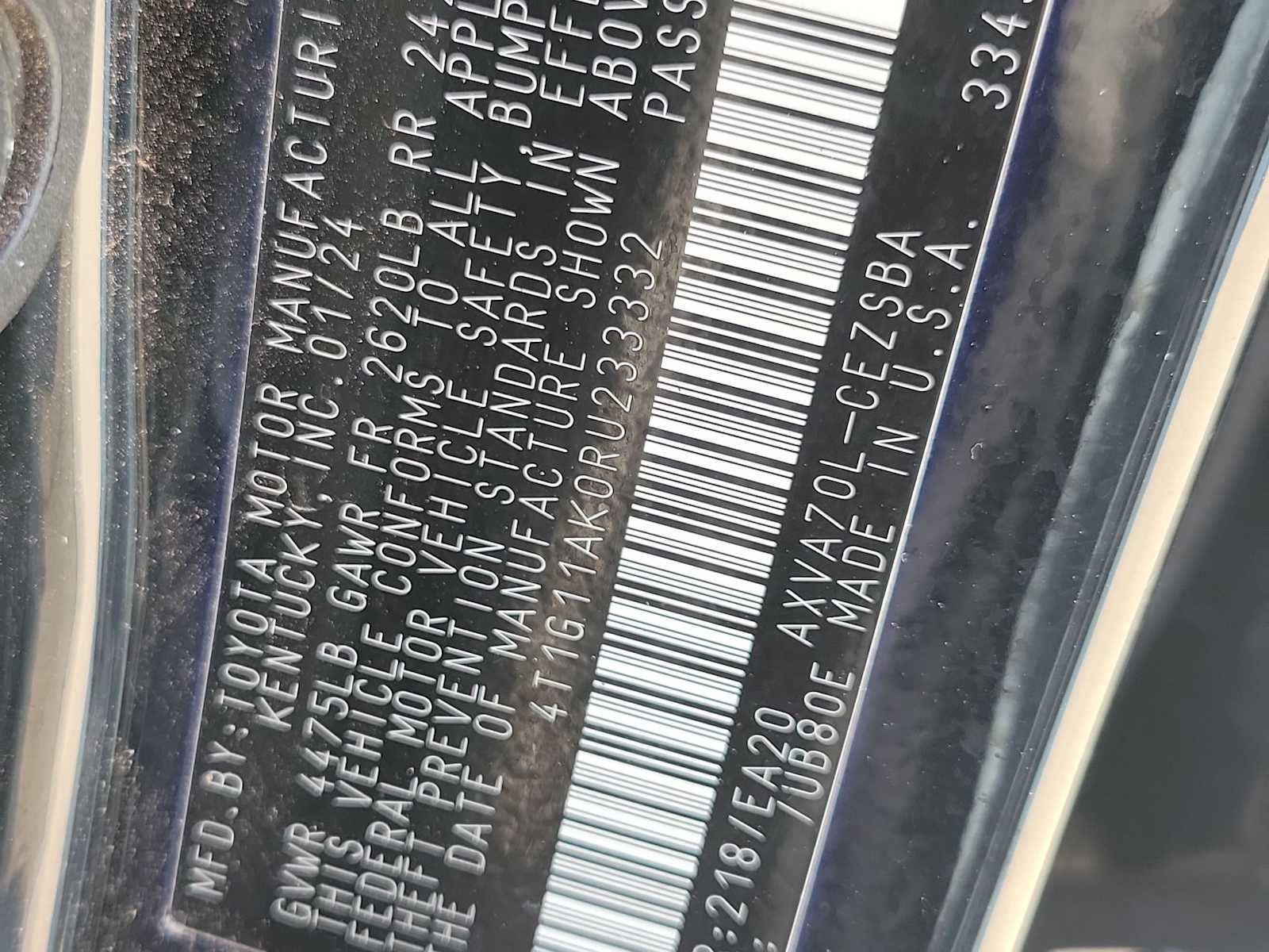 2024 Toyota Camry SE