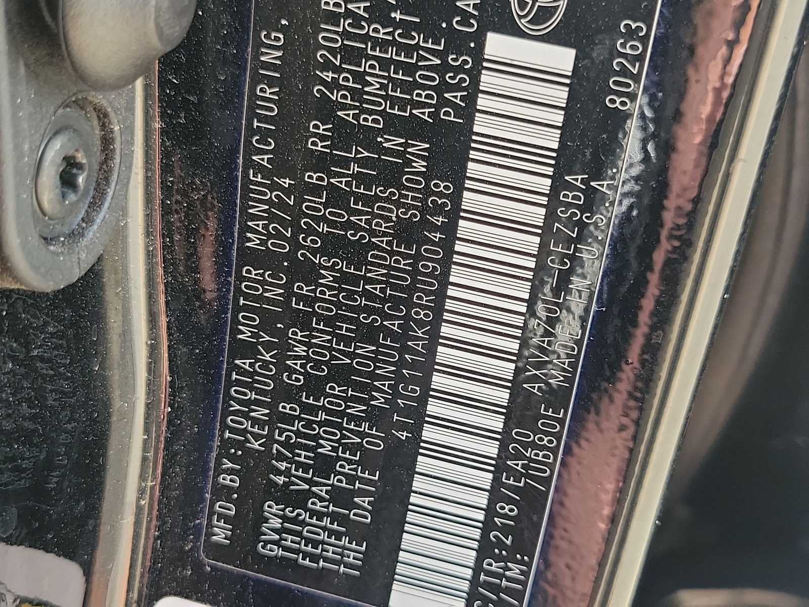 2024 Toyota Camry SE