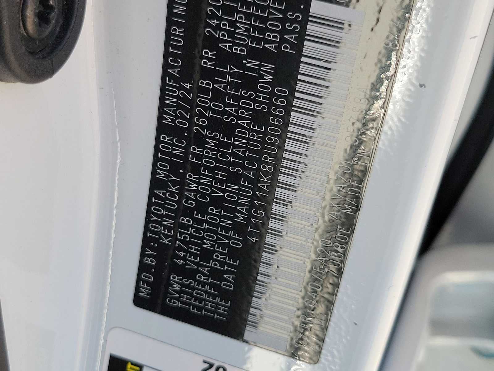 2024 Toyota Camry SE