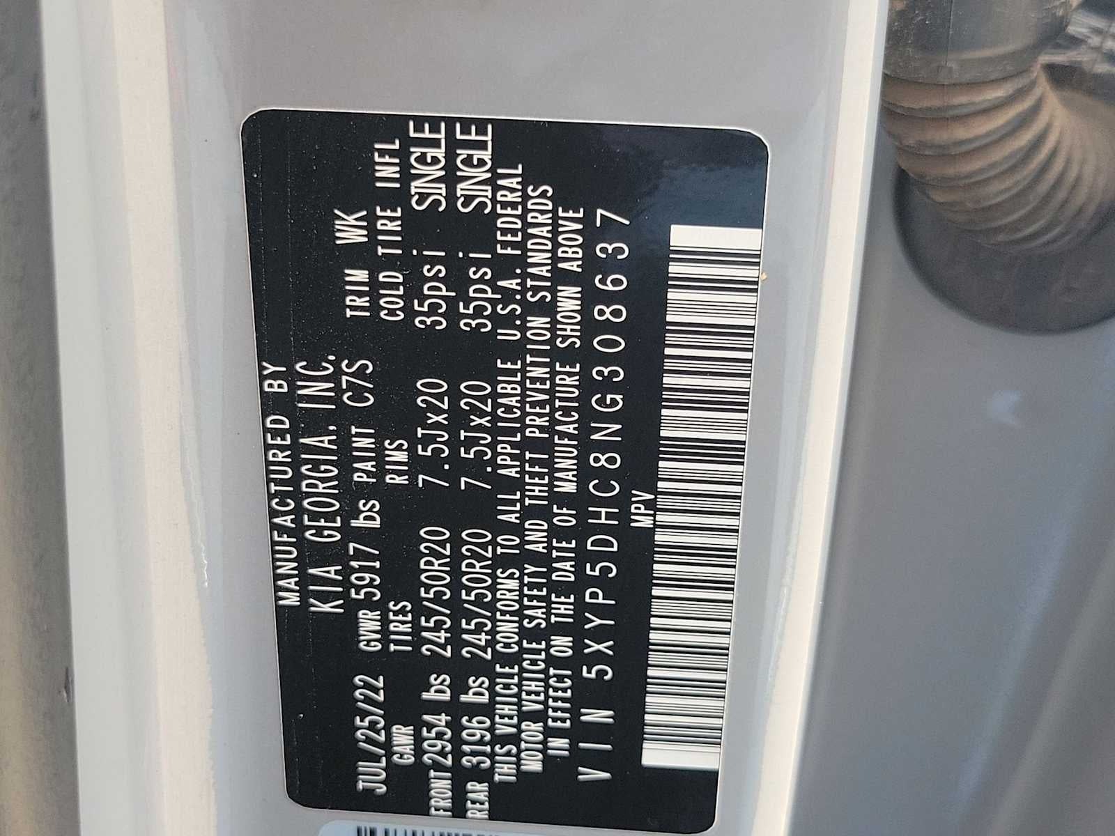 2022 Kia Telluride SX