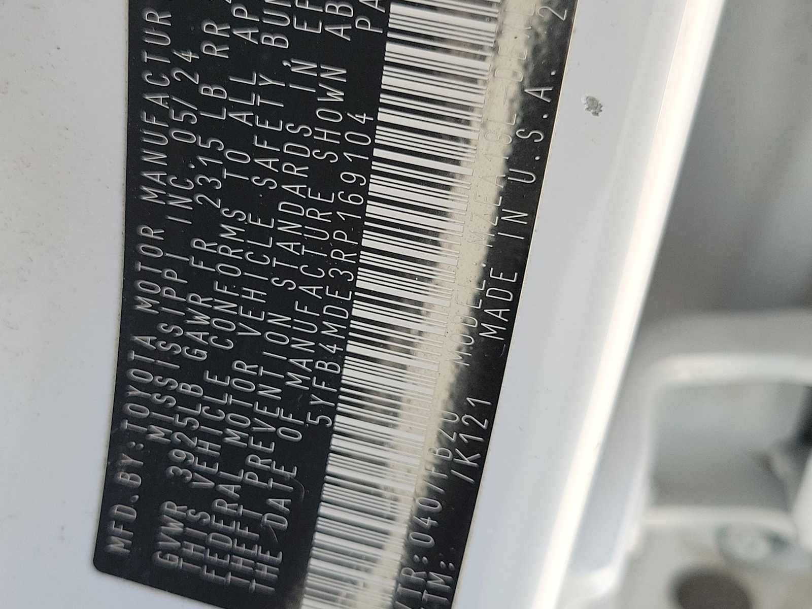 2024 Toyota Corolla LE