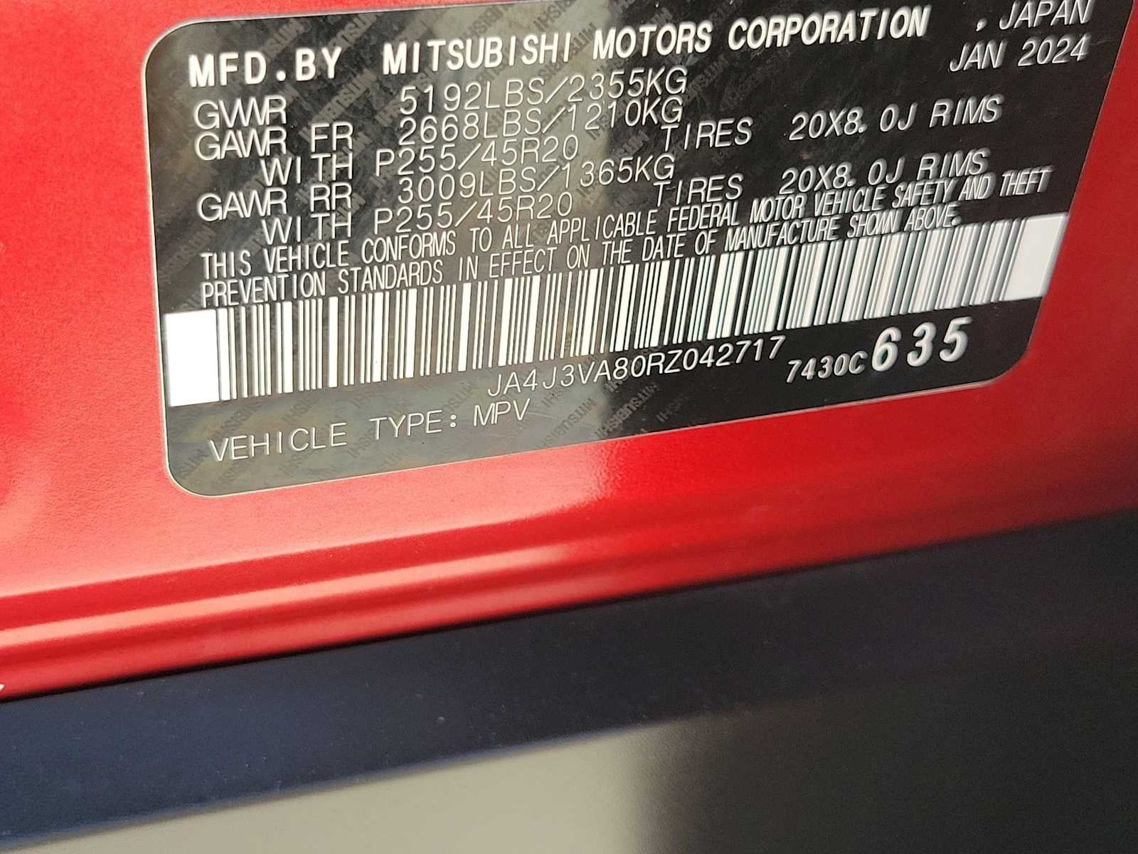 2024 Mitsubishi Outlander SE 2.5 2WD