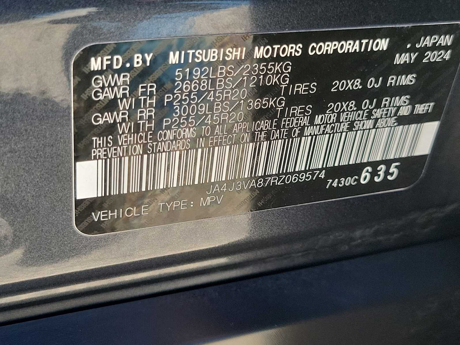 2024 Mitsubishi Outlander SE 2.5 2WD