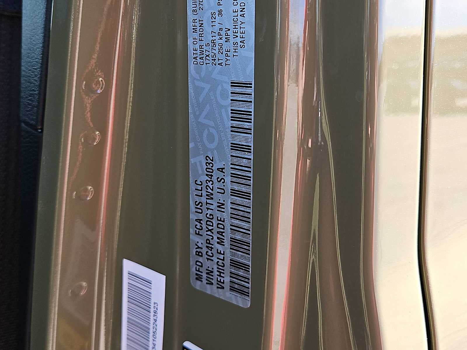 2026 Jeep Wrangler WRANGLER 4-DOOR SPORT S