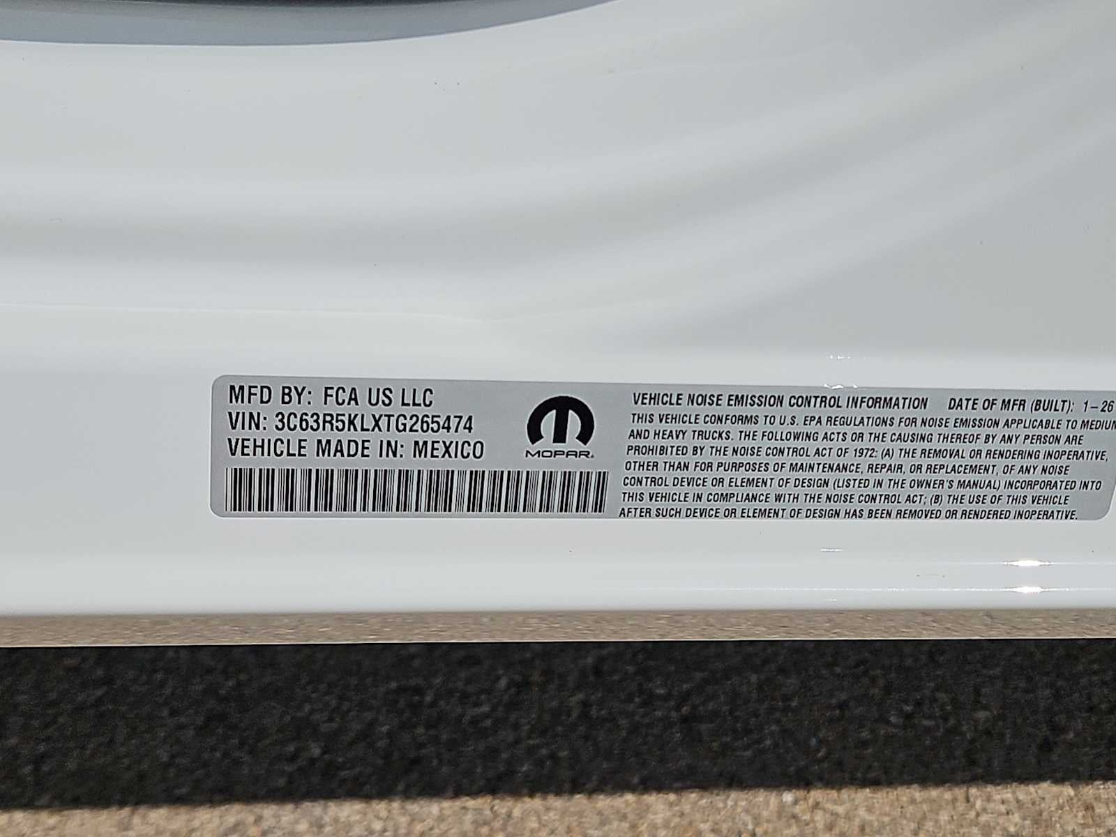 2026 RAM Ram 2500 RAM 2500 LARAMIE CREW CAB 4X4 8' BOX