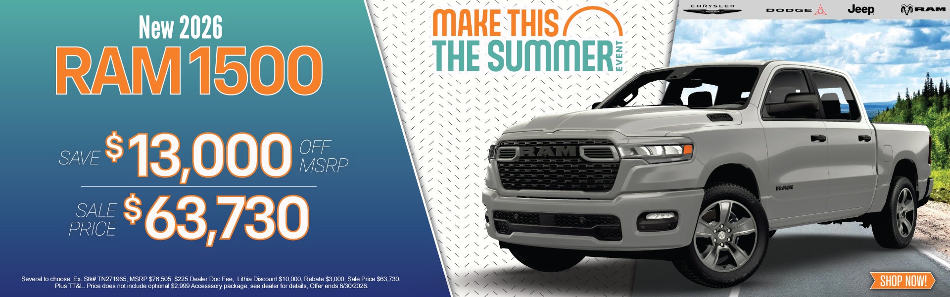 New 2026 Ram 1500