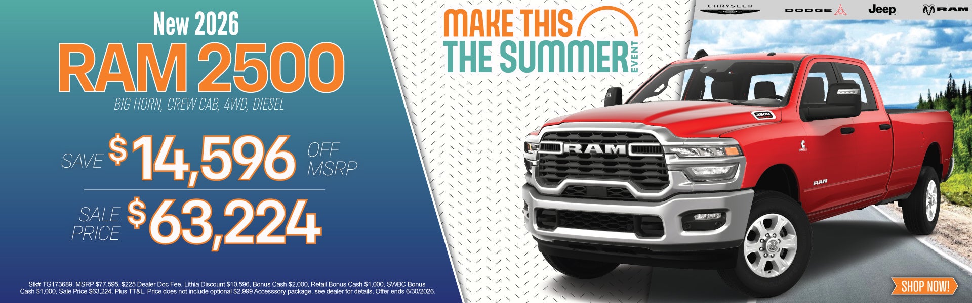 New 2026 Ram 2500