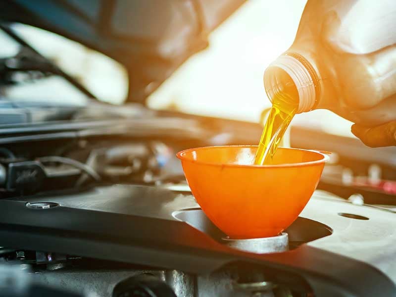Oil change service